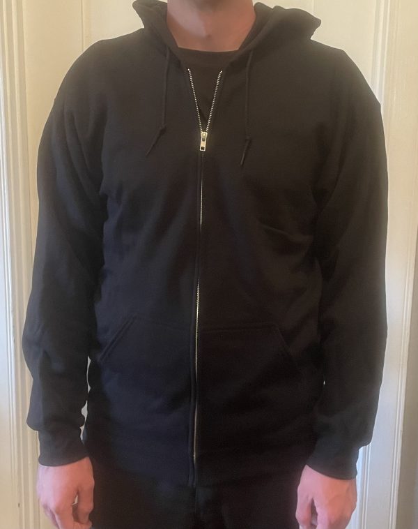 SCT Black Zip-Up Hoodie - Image 2