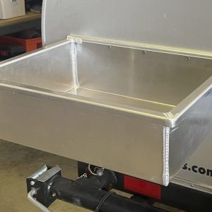 Aluminum side mount removable sink